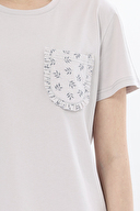 Shefame Kadın Cep Detaylı Kısa Kollu Pijama Takımı 251KP01P