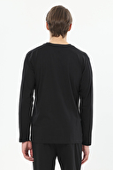 First Company Erkek Bisiklet Yaka Cep Detaylı Uzun Kollu Pijama Takımı 251EP02KL