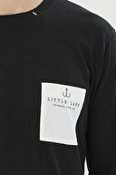 First Company Erkek Bisiklet Yaka Cep Detaylı Uzun Kollu Pijama Takımı 251EP02KL