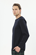 First Company Erkek Midi Yaka Yarım Düğmeli Uzun Kollu Pijama Takımı 251EP03KL