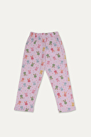 Funfair Kız Çocuk Tavşan Baskılı Kısa Kollu Pijama Takımı 251KT02PL