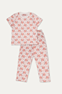 Funfair Kız Çocuk Gökkuşağı Baskılı Kısa Kollu Pijama Takımı 251KT03PL