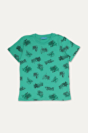 Funfair Erkek Çocuk Graffiti Baskılı Kısa Kollu Pijama Takımı 251ET06PL