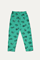 Funfair Erkek Çocuk Graffiti Baskılı Kısa Kollu Pijama Takımı 251ET06PL