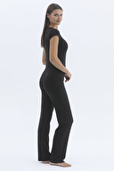 Shefame Kadın Yuvarlak Yaka Kısa Kollu Modal Pijama Üstü 252K1997BS