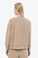 Shefame Kadın Bisiklet Yaka Reglan Kol Sweatshirt 252K7003TR