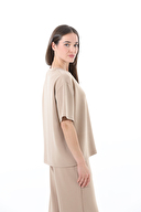 Shefame Kadın Oversize Pijama Üstü 252K7008TR