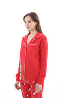 Shefame Kadın Yılbaşı Temalı Pijama Takımı 252K7123TK