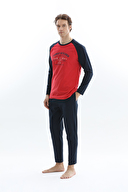 First Company Erkek Yılbaşı Temalı Pijama Takımı 252E6027TK