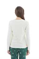 Shefame Kadın Yılbaşı Temalı Pijama Takımı 252K7131TK