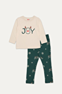Funfair Unisex Çocuk Yılbaşı Temalı Pijama Takımı 251C3010TK