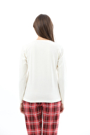 Shefame Kadın Yılbaşı Temalı Pijama Takımı 252K7132TK