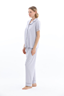 Shefame Kadın Düğmeli Pijama Takımı 261K7001MB