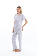 Shefame Kadın Tişört Pijama Takım 261K7003MB