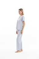 Shefame Kadın Tişört Pijama Takım 261K7003MB