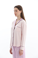 Shefame Kadın Uzun Kollu Önden Düğmeli Pijama Takımı 261K7090PI