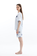 Shefame Kadın Likralı Kompakt Penye Şort Takım 261K7096PI