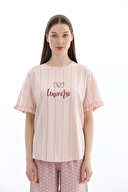 Shefame Kadın Likralı Kompakt Penye Şort Takım 261K7098PI