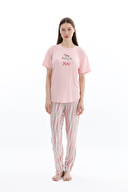 Shefame Kadın Oslo Kısa Kollu Pijama Takımı 261K7103PI