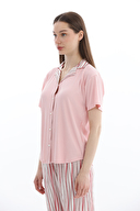 Shefame Kadın Oslo Kısa Kollu Önden Düğmeli Pijama Takımı 261K7104PI