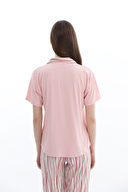 Shefame Kadın Oslo Kısa Kollu Önden Düğmeli Pijama Takımı 261K7104PI