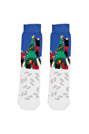 Yılbaşı Temalı Unisex Soket Çorap