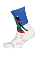 Yılbaşı Temalı Unisex Soket Çorap