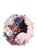 Rainwalker Şemsiye 8 Telli RW-023 Çiçek Desenli
