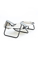 Aventurar Kademeli Katlanır Kamp Sandalyesi Krem