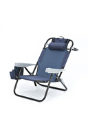 Aventurar Kademeli Katlanır Kamp Sandalyesi Lacivert