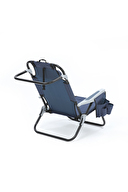 Aventurar Kademeli Katlanır Kamp Sandalyesi Lacivert