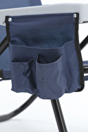 Aventurar Kademeli Katlanır Kamp Sandalyesi Lacivert