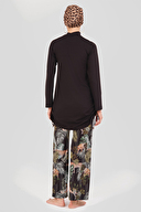 Alfasa Desenli Pantolon Tesettür Mayo ALF24608-SYH