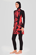 Alfasa Desenli Garnili Uzun Kol Havuz Mayo ALF24615-SYH