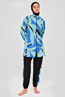 Alfasa Fiji Üst Desenli Tesettür Mayo ALF24200-MVI