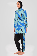 Alfasa Fiji Üst Desenli Tesettür Mayo ALF24200-MVI