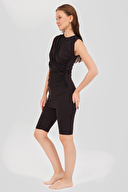 Alfasa Drapeli Sıfır Kol Yarı Kapalı Mayo ALF24802-SYH