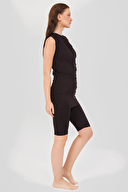 Alfasa Drapeli Sıfır Kol Yarı Kapalı Mayo ALF24802-SYH