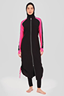 Alfasa Spor Parmak Geçirmeli Uzun Tesettür Mayo ALF24505-SYH