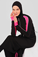 Alfasa Spor Parmak Geçirmeli Uzun Tesettür Mayo ALF24505-SYH