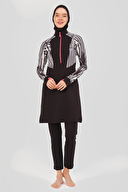 Alfasa Flamingo Parmak Geçirmeli Tesettür Mayo ALF24616-SYH