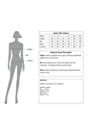 Alfasa Önü Büzgü Detaylı Sıfır Kol Yarı Kapalı Mayo ALF23818-MOR