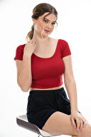 Etoile Kadın Şort Takımı 70030.KRMZ/LAC