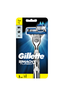Gillette Mach3 Turbo Makine + 2 Bıçak