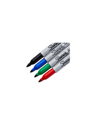 Sharpie Fine Permanent Markör Kalem Standart Renkler 3+1 Paket
