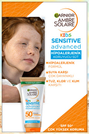 Garnier Ambre Solaire Sensitive Advanced Çocuk Hipoalerjenik Güneş Koruyucu Süt SPF 50+ 175 ml