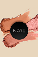 Note Baked Blusher Işıltılı Fırınlanmış Toz Allık - 06 Hot Rose