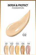 Note Detox Protect Foundation Fondöten 02 30 ml