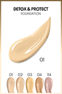 Note Detox Protect Foundation Fondöten 01 30 ml