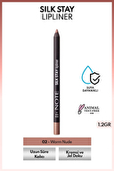 Note Silk Stay Lipliner Dudak Kalemi 02 Warm Nude